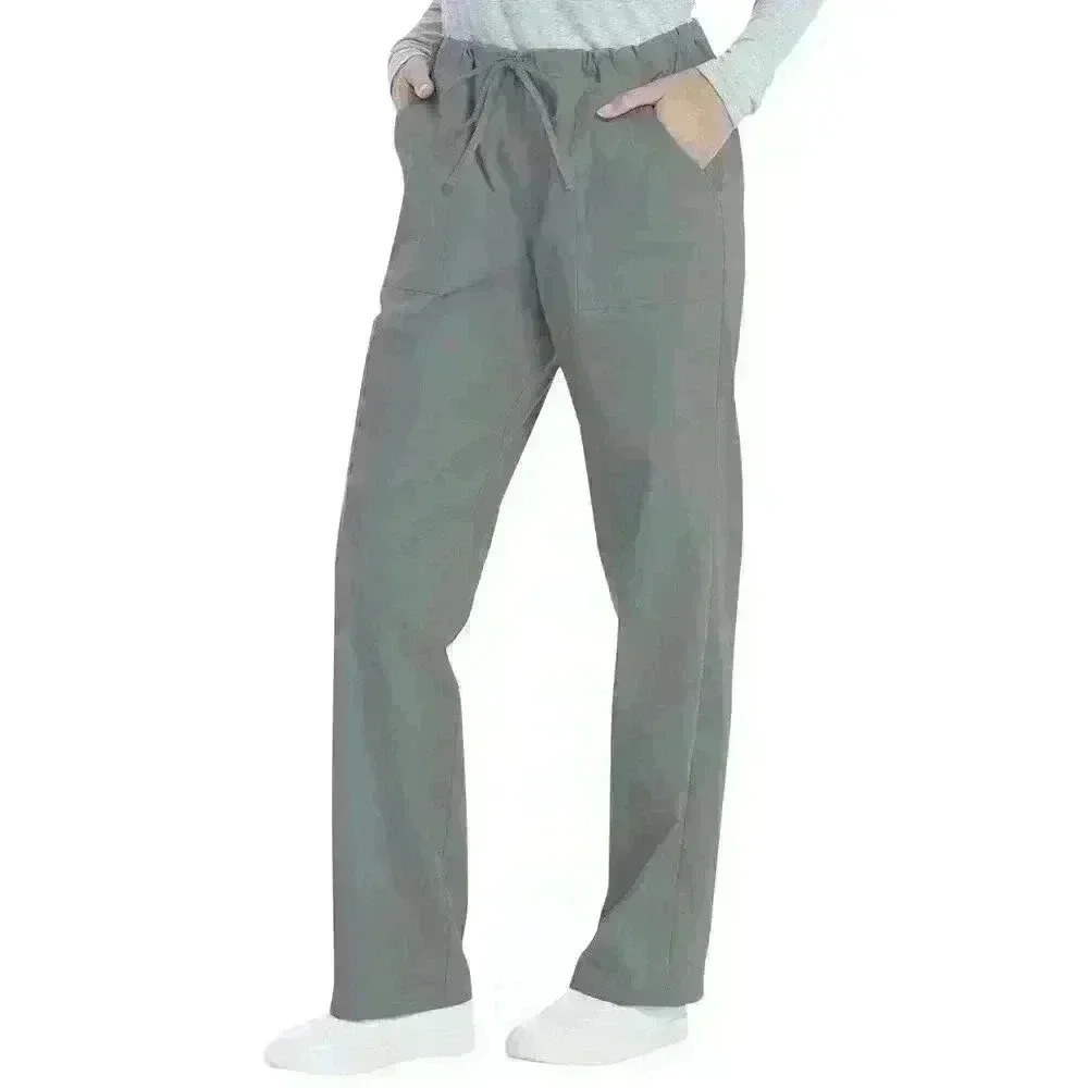 Unisex Scrubstar Core Essentials Scrub Pants Size 3XL Drawstring Tie Condor Grey - Picture 8 of 11